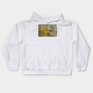 The Vine by Carl Larsson Kids Hoodie